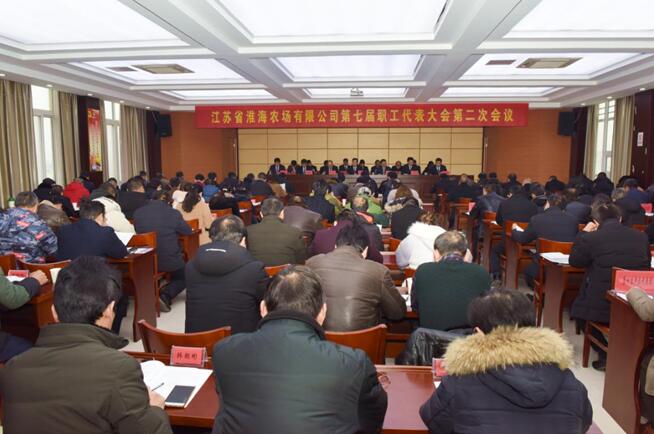 江苏省淮海农场有限公司召开第七届职工代表大会第二次会议.jpg